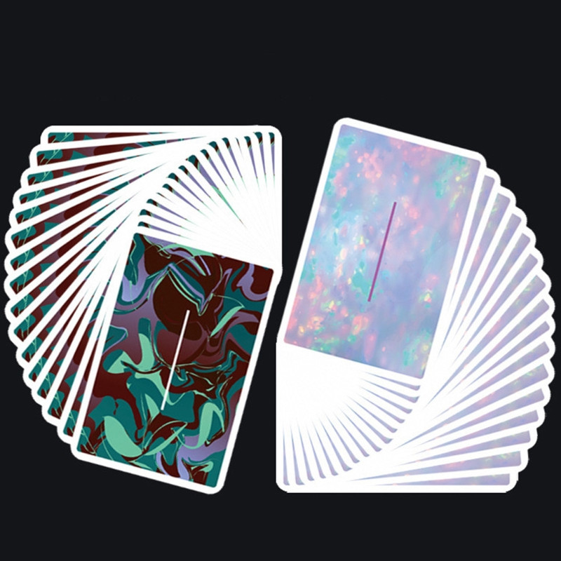 Παιχνίδι Simple Style Πιο πρόσφατο Fluid Flower Cut Πόκερ Family Party Επιτραπέζιο παιχνίδι Κάρτες πόκερ