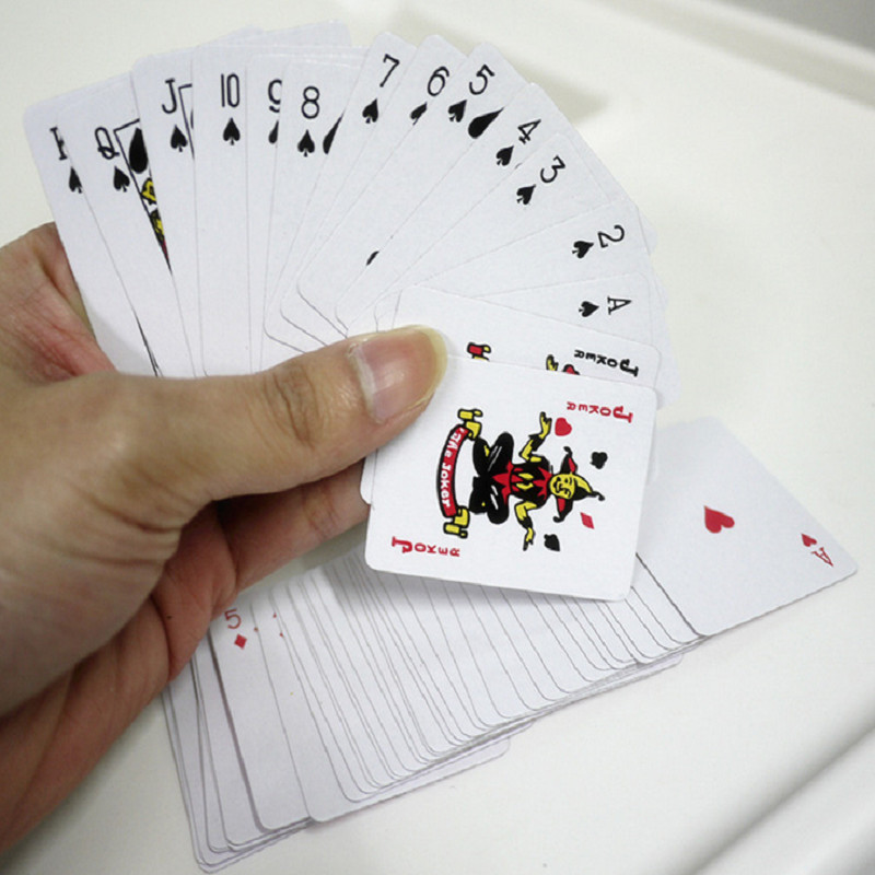 Мини карти за игра Горещи продавани забавни сладки и преносими карти за игра