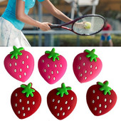 Sporditarbed küünarnuki kaitse silikoonist amortisaator tennisereket põrutuskindel reket amortisaator Cartoon maasikas