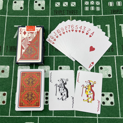 Mängukaardid Pokkerid Plastikust Baccarat Texas Hold`em Meelelahutus Pokkerikaardid PVC lauamängud Kantavad kaardimängužetoonid