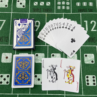 Mängukaardid Pokkerid Plastikust Baccarat Texas Hold`em Meelelahutus Pokkerikaardid PVC lauamängud Kantavad kaardimängužetoonid