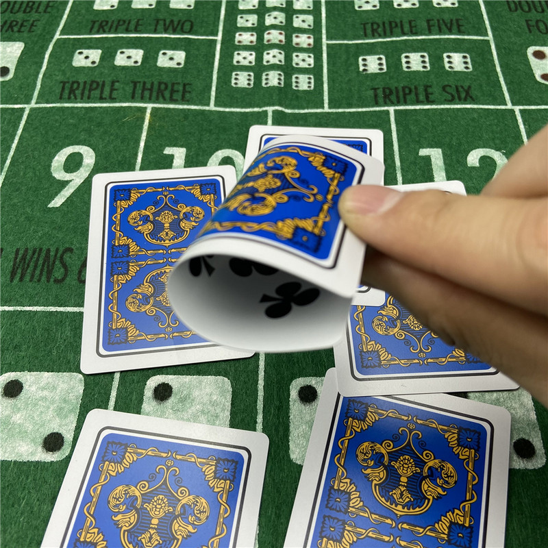 Κάρτες πόκερ Πλαστικό μπακαρά Texas Hold`em Διασκέδαση Κάρτες πόκερ PVC Επιτραπέζια παιχνίδια φορητό Τσιπ παιχνιδιού καρτών