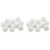 HUIESON 20 tk 3 tärniga professionaalsed lauatennisepallid 40 mm 2,9 g lauatennise pallid lauatennise treenimiseks (valged)
