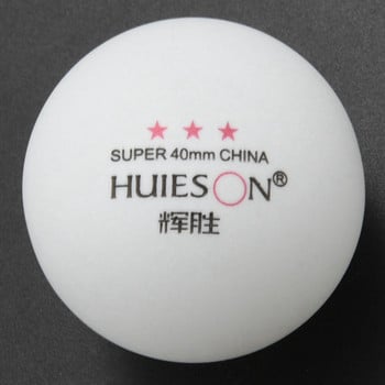HUIESON 20Pcs Επαγγελματική μπάλα επιτραπέζιας αντισφαίρισης 3 αστέρων 40Mm 2.9G Μπάλες πινγκ πονγκ για προπόνηση επιτραπέζιας αντισφαίρισης (Λευκό)