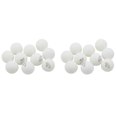 HUIESON 20 tk 3 tärniga professionaalsed lauatennisepallid 40 mm 2,9 g lauatennise pallid lauatennise treenimiseks (valged)