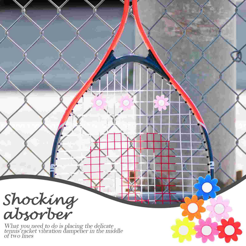 6 tk tennisereket, vibratsioonivastane vibratsioonivastane reketid stringi summutav süda
