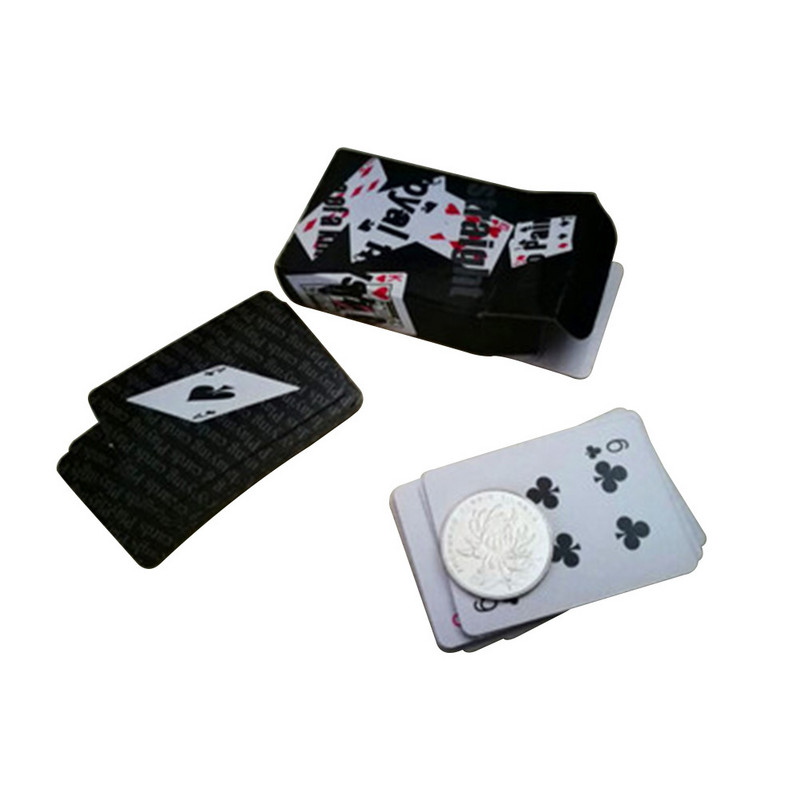 5,3*3,8 cm mini pokers, jaukas pārnēsājamas solitārs spēļu kārtis ģimenes pulcēšanās galda spēlei