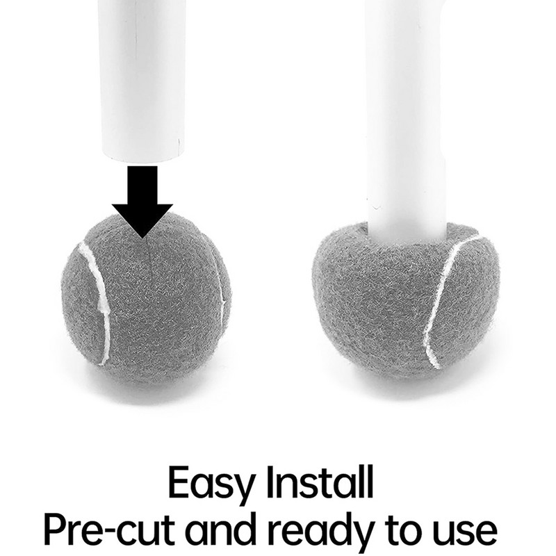 2 TK eellõigatud Walker tennisepall mööbli jalgade ja põranda kaitseks, vastupidav ja kauakestev viltpadjakate