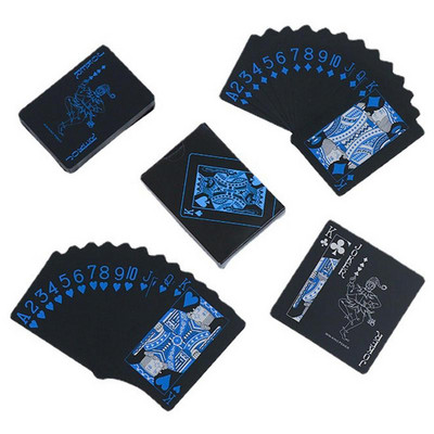 Játékkártyák Szabványos professzionális vízálló kártyapakli Játékkártya védett póker extra beépített rétegekkel