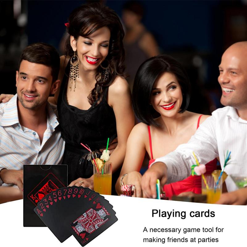 Spēļu kārtis Standarta profesionāla ūdensnecaurlaidīga kāršu pakete Spēļu kārtis ar aizsargātiem pokera papildu iebūvētiem slāņiem