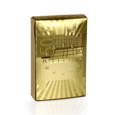 36 kártya/pakli Oroszország pókerkészlet 24K aranyfólia játékkártya műanyag PVC vízálló, tartós szabványos карты игральные