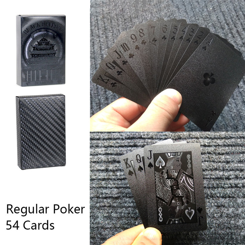 36 kártya/pakli Oroszország pókerkészlet 24K aranyfólia játékkártya műanyag PVC vízálló, tartós szabványos карты игральные