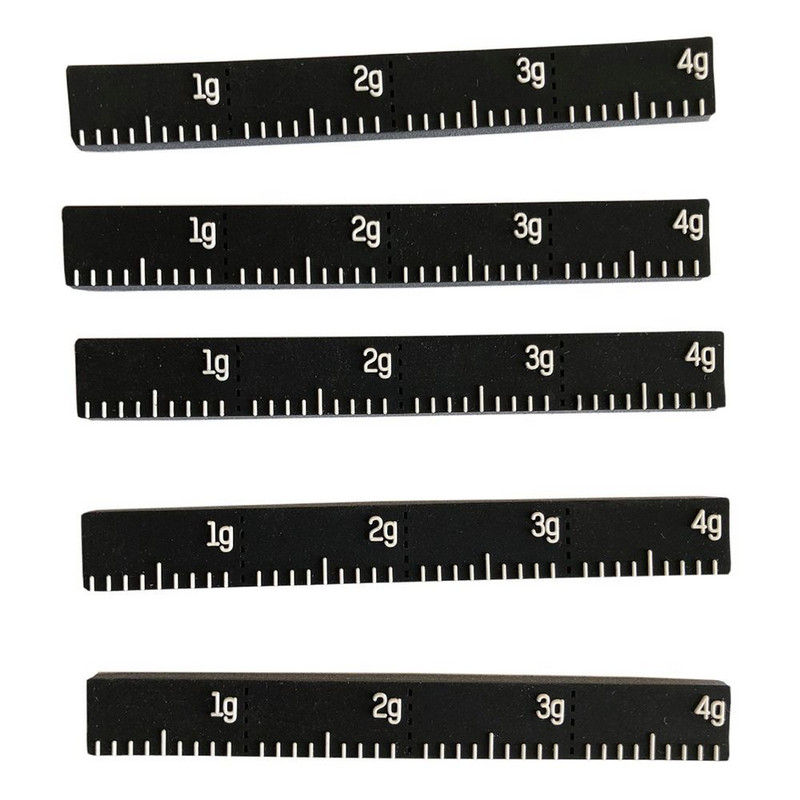 Ρυθμίστε ανθεκτικές 4 τεμάχια ρακέτα τένις Ισορροπία λωρίδες ρακέτα κεφαλής σιλικόνης ταινίες 4g/τεμάχια Αθλητικά προμήθειες DIY Βολικό