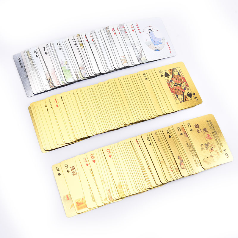 Aranyos mini miniatűr játékok póker MINI játékkártyák 56x37mm miniatűr babákhoz kiegészítő babaház lakberendezési kártyajáték