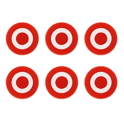 Амортисьор на амортисьор на тенис ракета Амортисьори на вибрации на ракета Силиконови силиконови шокиращи амортисьори Намаляват персонализираната шарка Bullseye