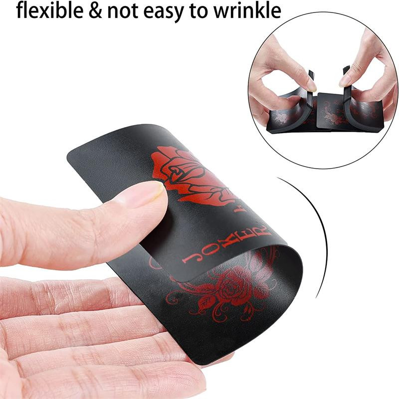 Vízálló PVC matt átlátszatlan játékkártyák műanyag társasjáték Texas Black Rose póker kártyák Tarot játékkártya varázslatos ajándék