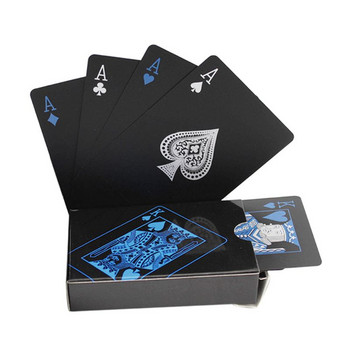 PVC матирана непрозрачна карта за игра чуждестранни игри пластмасова карта за настолна игра Texas black Покер карти таро карти за игра настолна игра