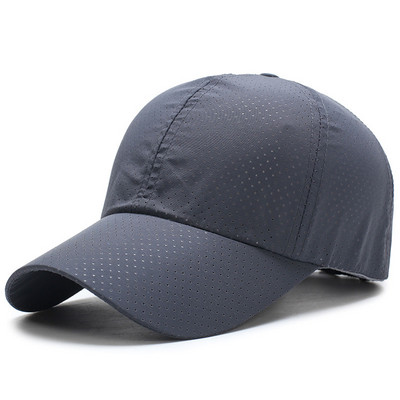 Breathable Thin Mesh Baseball Cap Men Portable Quick Drying Sun Hat Golf Tennis Running Hiking Fishing cap