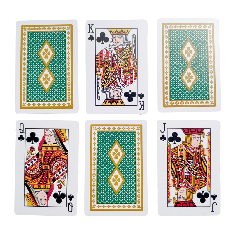 Cărți de joc din plastic alb Cărți de poker rezistente la apă, pachet de joc Set de poker, verde magic, albastru, cărți cadou în 2 culori