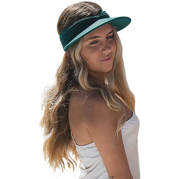 Καπέλο τένις 2023 Γυναικείο καλοκαιρινό καπέλο ηλίου Νέο γυναικείο καπέλο παραλίας με αλογοουρά Ελαστικά αντηλιακά καπέλα για γυναικεία άνετα καπέλα μασίφ