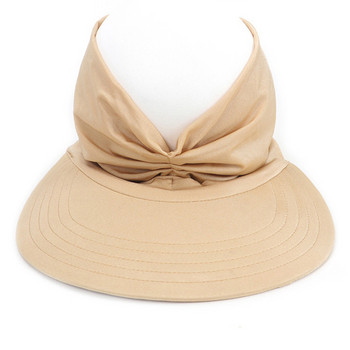 Шапка за тенис 2023 Дамска лятна шапка за слънце Нова дамска плажна шапка с конска опашка Еластични слънцезащитни шапки за жени Удобни плътни шапки