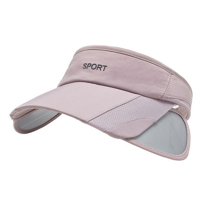 Teniso kepurė Moteriškos skrybėlės Vasarinės tuščios viršutinės kietos kepuraitės nuo saulės Apsauginis kremas nuo saulės Paplūdimio kepurė nuo saulės Moteriška apsauga nuo saulės skydelis tėvams vaikui