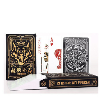 Нови карти за игра Wolf Poker Cards Games Family Party Entertainment Gift L665