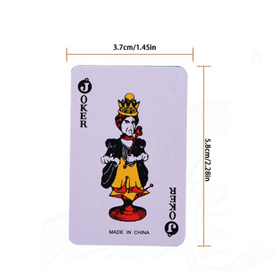 Mini špil karata Višenamjenske mini karte za igranje Mini poker karte za igranje karata za tinejdžere i odrasle Novost na poklon Party