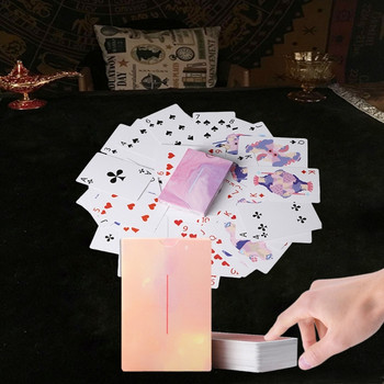54 κάρτες Πόκερ Χαρτί Ψυχαγωγία Τράπουλες Επιτραπέζιο παιχνίδι Κλασικό μοτίβο Τράπουλα Πόκερ Επαγγελματική τράπουλα