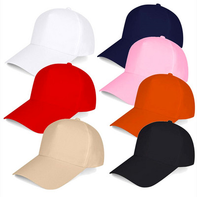 2021 Горещи дамски мъжки тенис шапки Летни унисекс едноцветни обикновени извити слънчеви шапки с козирка Хип-хоп шапки Модни регулируеми бейзболни шапки