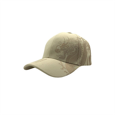 Tenisz sapka Unisex baseball sapka fekete állítható kínai stílusú sapka Dragon Print Snapback Bone hip-hop sapka retro állítható