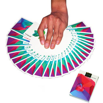 Колекция диамантени карти за игра Black Core Paper Poker Creative Gift Magic Standard Cards 88mm*63mm L469