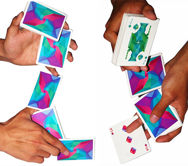 Колекция диамантени карти за игра Black Core Paper Poker Creative Gift Magic Standard Cards 88mm*63mm L469