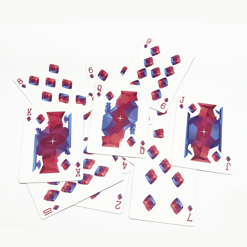 Колекция диамантени карти за игра Black Core Paper Poker Creative Gift Magic Standard Cards 88mm*63mm L469