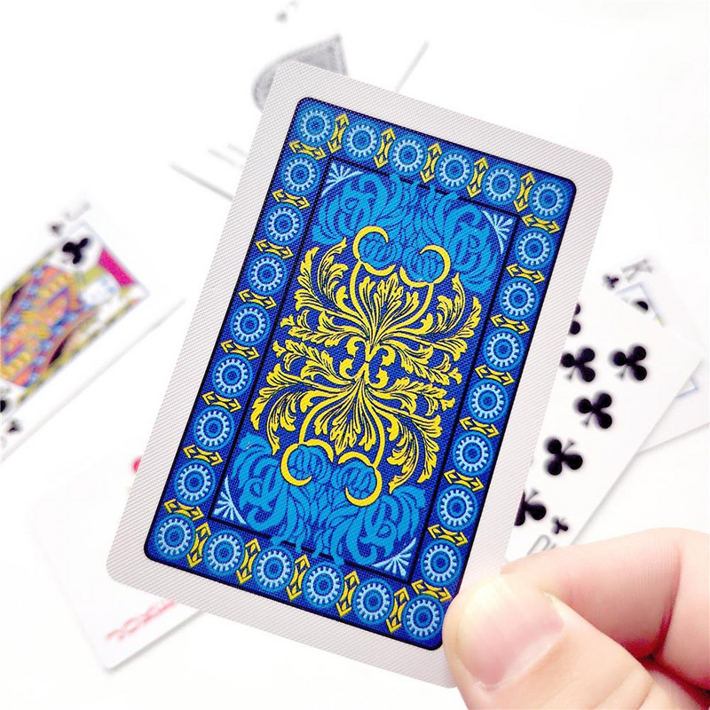 PVC uue stiiliga plastikust veekindel täiskasvanute mängukaardimäng Paksud pokkerikaardid lauamängud 58*88mm pokkeripakk