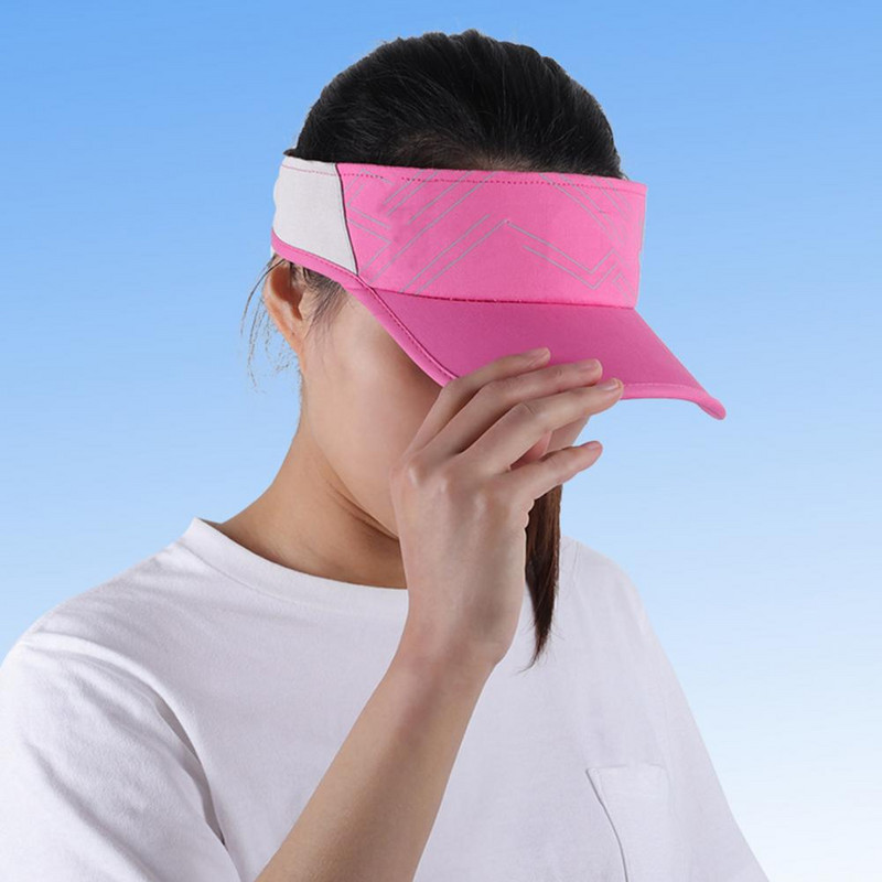 Päikesekübar, tühi top võittav pika äärega suvine päikesevarjumüts välispordi pesapalli tennisevisiiri müts reisispordiks