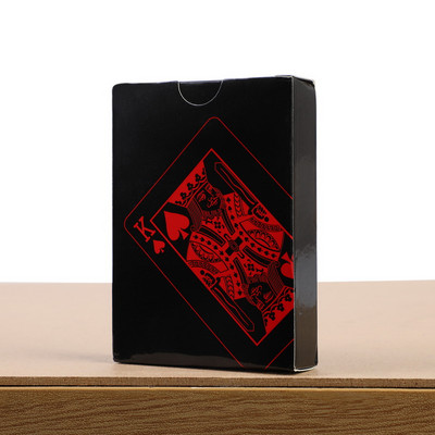 24k kullaga mängukaardipokkeri mängupakk Gold Leaf pokkeriülikond Plastic Magic veekindel kaardipakk Magic Water Gift Collection