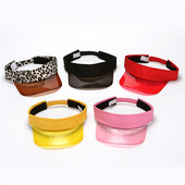 Teniszsapka 2023 Új nyári kalapok Seaside Resort Beach napernyősapka leopárdmintás kültéri napkalap állítható sport fejvédő sapka