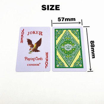 Пластмасови покер карти с 1 тесте Водоустойчиви карти за игра Classic Poker L694