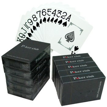 JP160 Factory Direct Supply New PVC 032mm Poker Club 100% Plastic Playing Cards