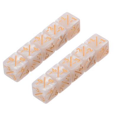 10 gab. 16 mm 6 sānu kauliņu skaitītāji +1/-1 kauliņu kauliņi bērniem rotaļlietu skaitīšanas kauliņi MTG, Magic The Gathering, kāršu spēlēm, žetoniem un lojalitātes kauliņiem