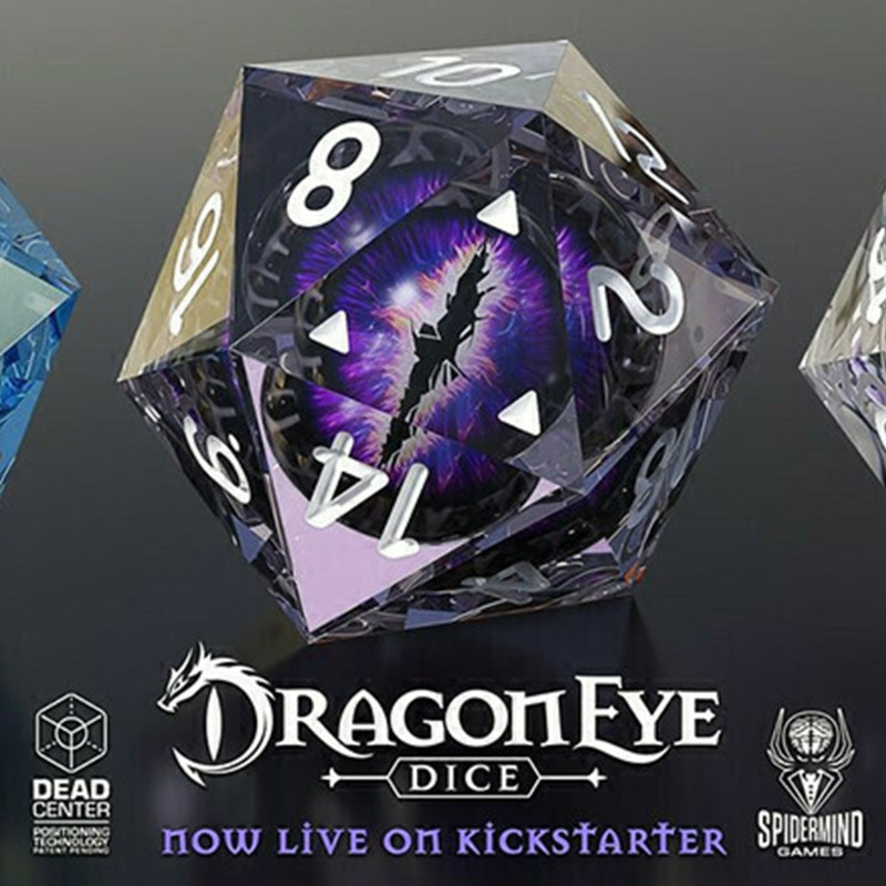 Crystal Caurspīdīgs 20 puses D20 kauliņi, daudzskaldnis, dažādas formas skulptūras, digitālie kauliņi bāra krogu klubu ballīšu spēlēm