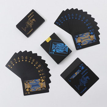 Пластмасови карти за игра за магически трикове Покер карти Iskambil Destesi Karty Do Gry PVC Водоустойчиви 54 бр. Опакована кутия с тесте за покер карти