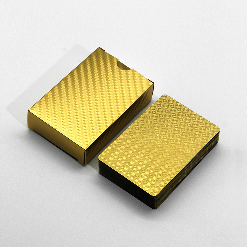 2022-es új dizájn, csúcsminőségű golfóliás póker kopásálló Smooth Hold`em Texas Baccarat vízálló varázstrükkök születésnapi ajándék