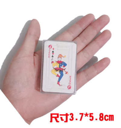 Αδιάβροχα τραπουλόχαρτα Ανθεκτικά στη φθορά PVC πόκερ πλαστική τράπουλα πόκερ τραπουλόχαρτα πόκερ πλαστικό Λεπτό, δεν σπάει εύκολα