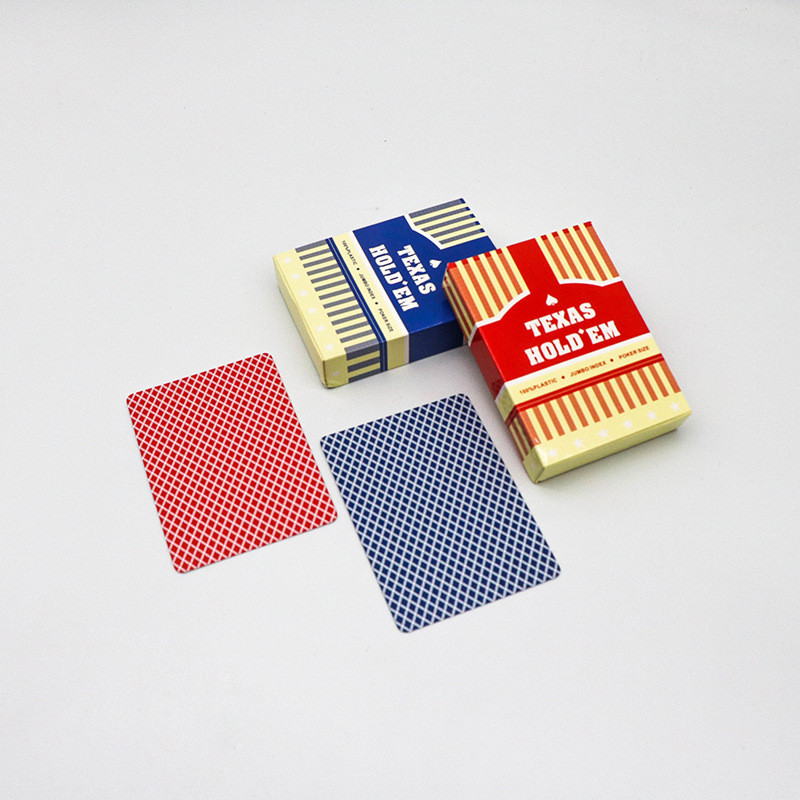 Αδιάβροχα τραπουλόχαρτα Ανθεκτικά στη φθορά PVC πόκερ πλαστική τράπουλα πόκερ τραπουλόχαρτα πόκερ πλαστικό Λεπτό, δεν σπάει εύκολα