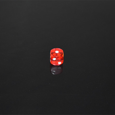 10 tk/14 mm akrüülist läbipaistev 6-poolne täring, 10 värvi kvaliteetne mängutäring klubi-/peo-/peremängude jaoks