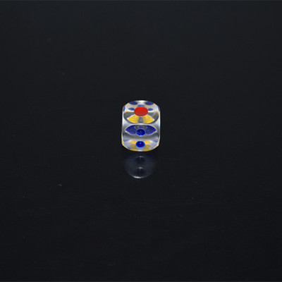 10 tk/14 mm akrüülist läbipaistev 6-poolne täring, 10 värvi kvaliteetne mängutäring klubi-/peo-/peremängude jaoks