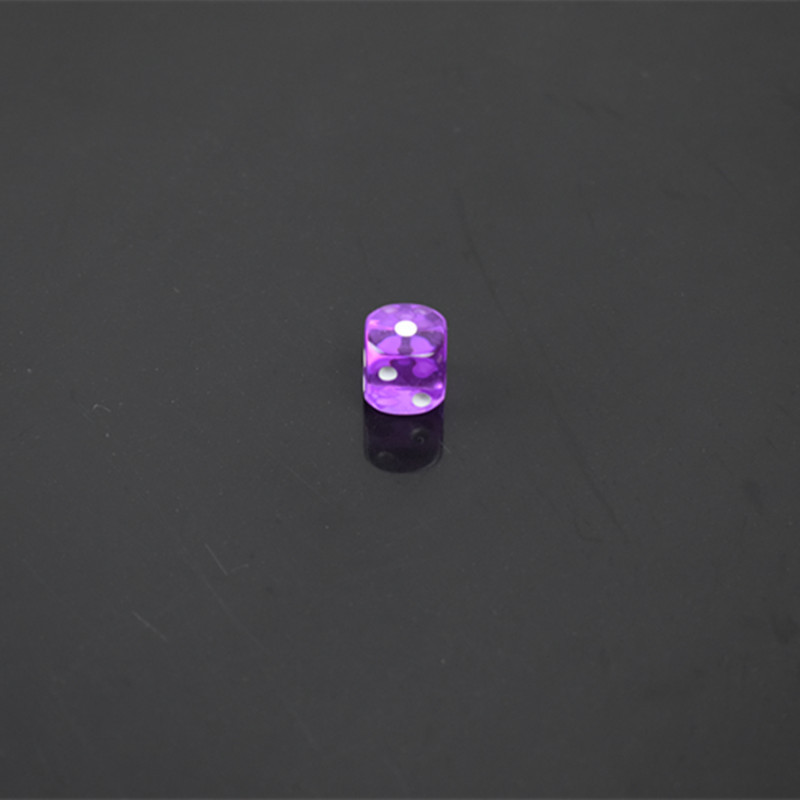 10 tk/14 mm akrüülist läbipaistev 6-poolne täring, 10 värvi kvaliteetne mängutäring klubi-/peo-/peremängude jaoks