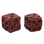 Scary Skull Dices Halloween Dices Skeleton Dices Cube Dices for Club Pub Halloween Party Υπαίθριο επιτραπέζιο παιχνίδι Ζάρια Παιχνίδια